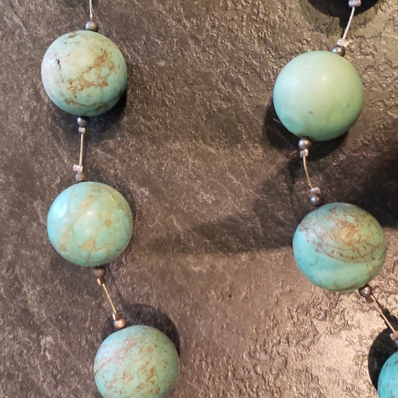 Genuine handmade turquoise necklace - Picture 4 of 6